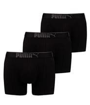 Puma 3-pack Lifestyle Sueded Cotton Boxer Black