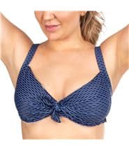 Panos Emporio Water Electra Bikini Top Navy-2