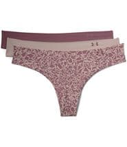 Under Armour 3-pack Pure Stretch Thong Printed Lilac Pattern