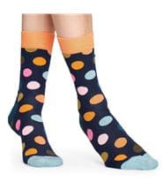 Happy Socks Happy Socks Big Dot Sock Blue Pattern