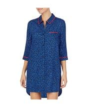 DKNY Color Theory Sleepshirt Blue Pattern