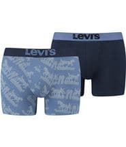 Levis 2-pack Base Seasonal Boxer Blue