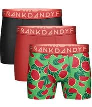 Frank Dandy 3-pack Boxers Red/Black