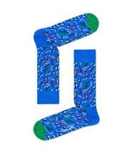 Happy Socks Happy Socks City Jazz Sock Blue Pattern