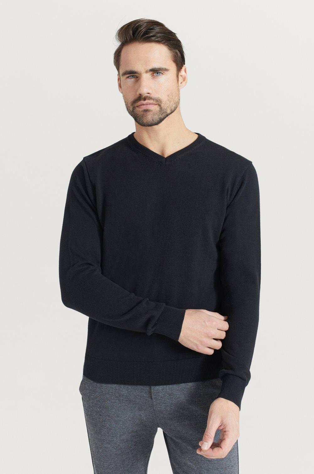Strikket genser Garett v-neck