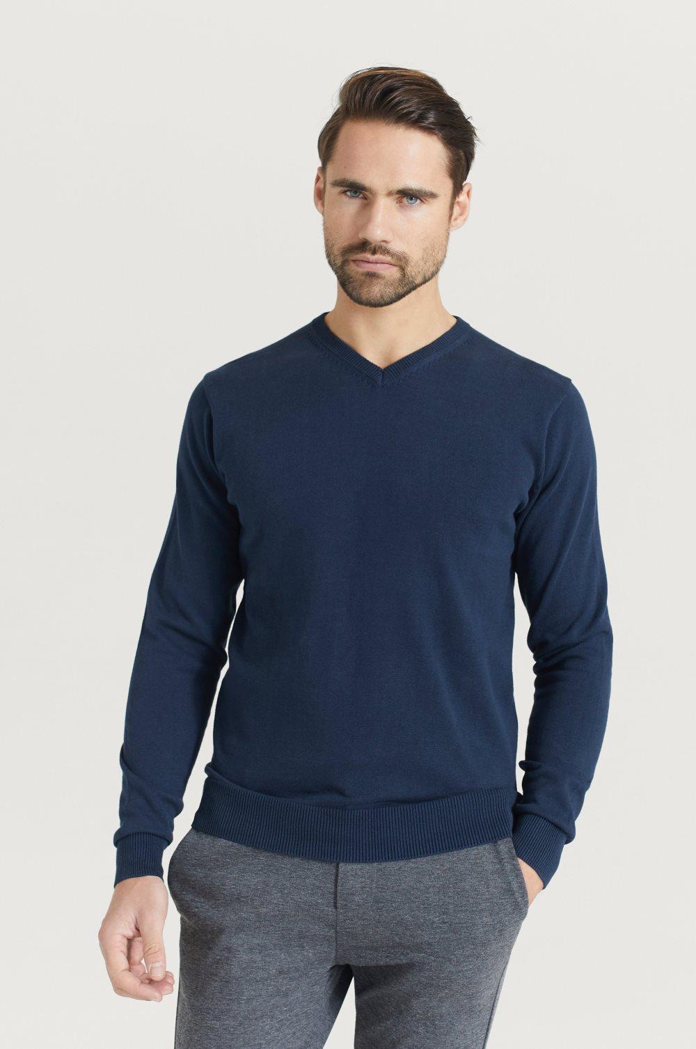 Strikket genser Garett v-neck