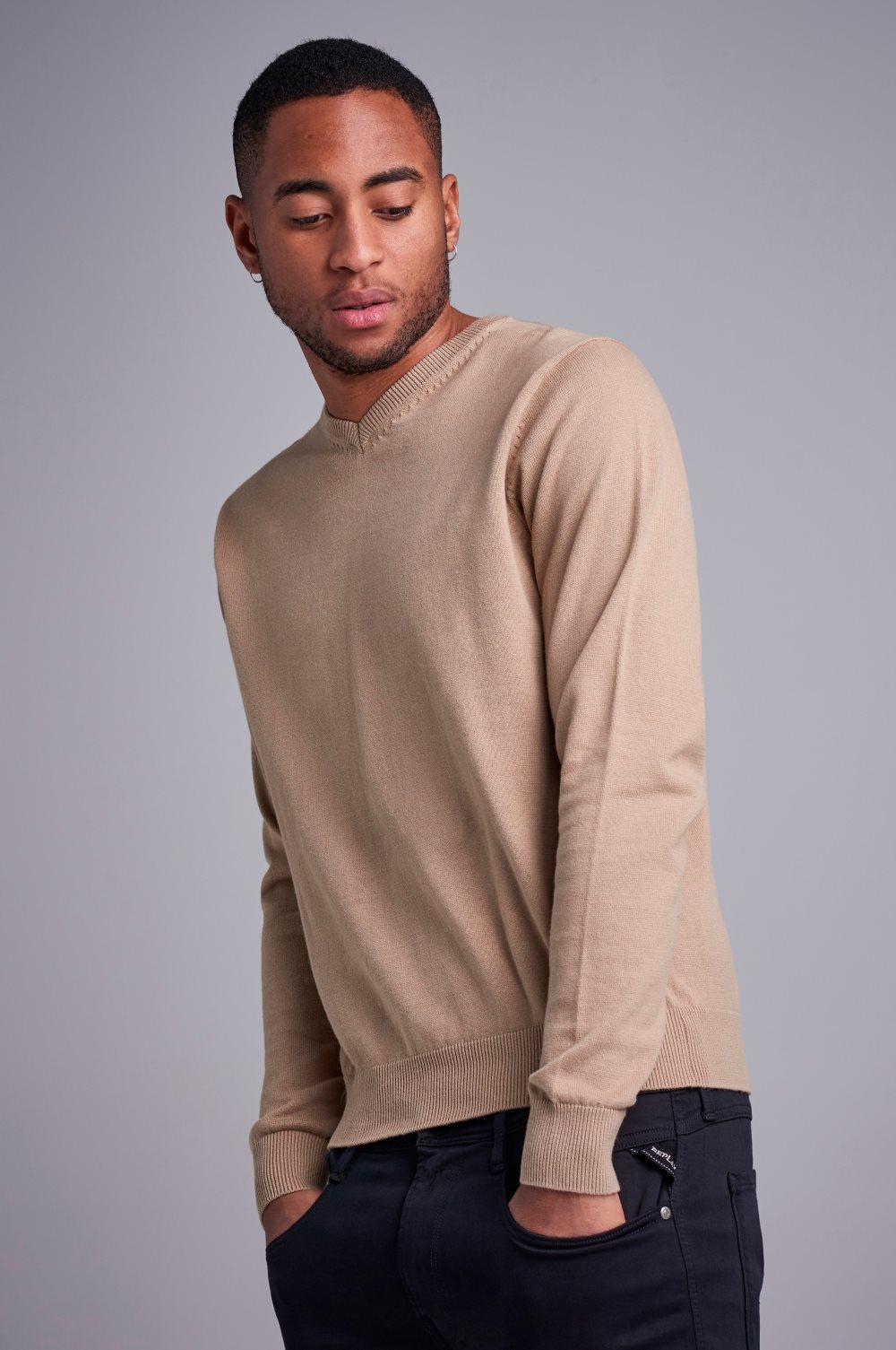 Strikket genser Garett v-neck