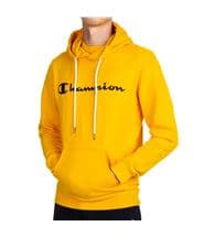 Champion American Classics Men Hooded Sweatshirt Mustard