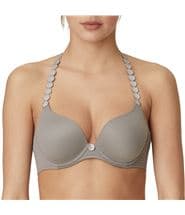 Marie Jo Tom Heart Shaped Padded Bra Silvergrey