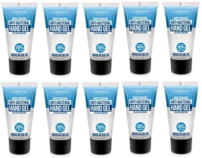 10-Pack kliniskt testade Handdesinfektion Gel 10 x 50 ml