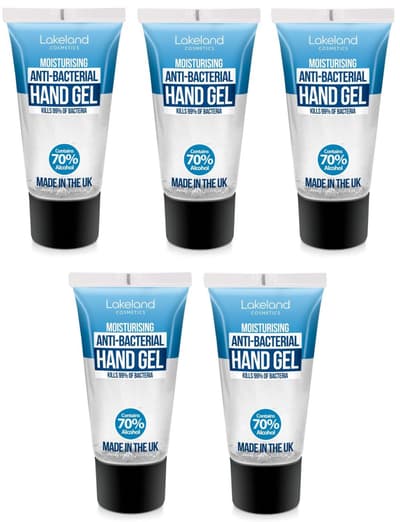 5-Pack kliniskt testade Handdesinfektion Gel 5 x 50 ml