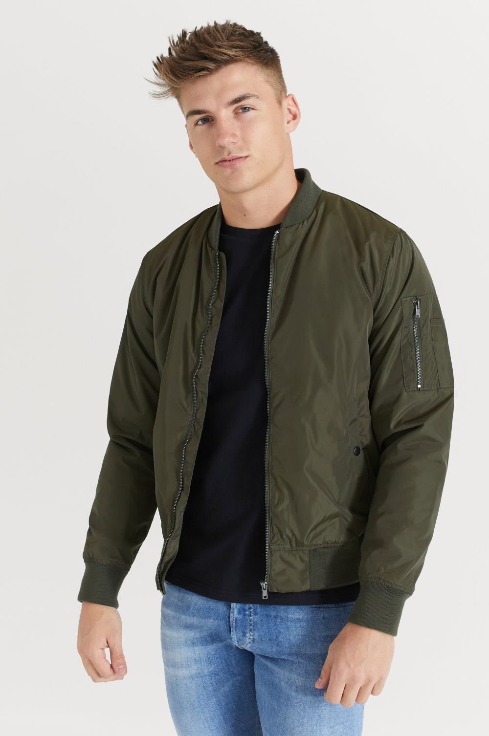 Bomberjakke Padded Bomber Jacket