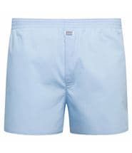 Jockey Woven Poplin Boxer Shorts Blue