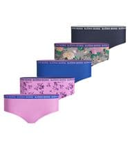 Björn Borg 5-pack Cotton Stretch Hipster For Girls 215 Pink Pattern