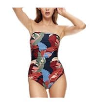 Scampi Acapulco Canopy Marine Swimsuit Blue Pattern