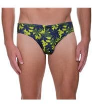 Bruno Banani Caribbean Swim Briefs Green Pattern