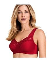 Miss Mary of Sweden Miss Mary Broderie Anglais Soft Bra Red