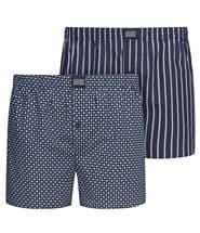 Jockey 2-pack Woven Boxer Shorts Navy-2