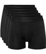 Resteröds 5-pack Gunnar Bamboo Boxer Black-2