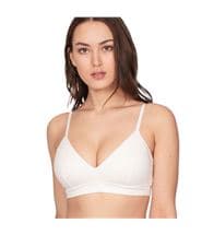 Pierre Robert X Jenny Skavlan Cotton Triangle Bra Ivory