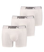 Puma 3-pack Lifestyle Sueded Cotton Boxer White