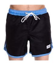 Frank Dandy Long Bermuda Swimshorts Black/Blue