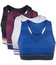 Pierre Robert 4-pack Medium Support W Sports Bra Multi-colour