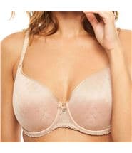 Chantelle Courcelles Spacer T-shirt Bra Beige