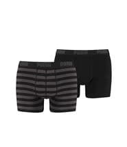 Puma 2-pack Stripe Boxer Black