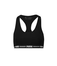 Puma Iconic Racer Back Bra Black