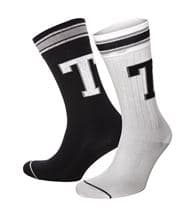 Tommy Hilfiger 2-pack Men Patch Socks White