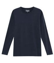 Bread and Boxers Long Sleeve Crew Neck Navy-2