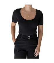 Bread and Boxers T-Shirt Ribbed By Biderman Black