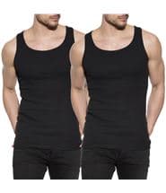 Bread and Boxers 2-pack Men Tanks Black