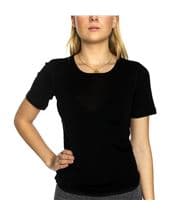 Damella Wool T-Shirt Black