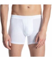 Calida Cotton Code Boxer Brief With Fly White