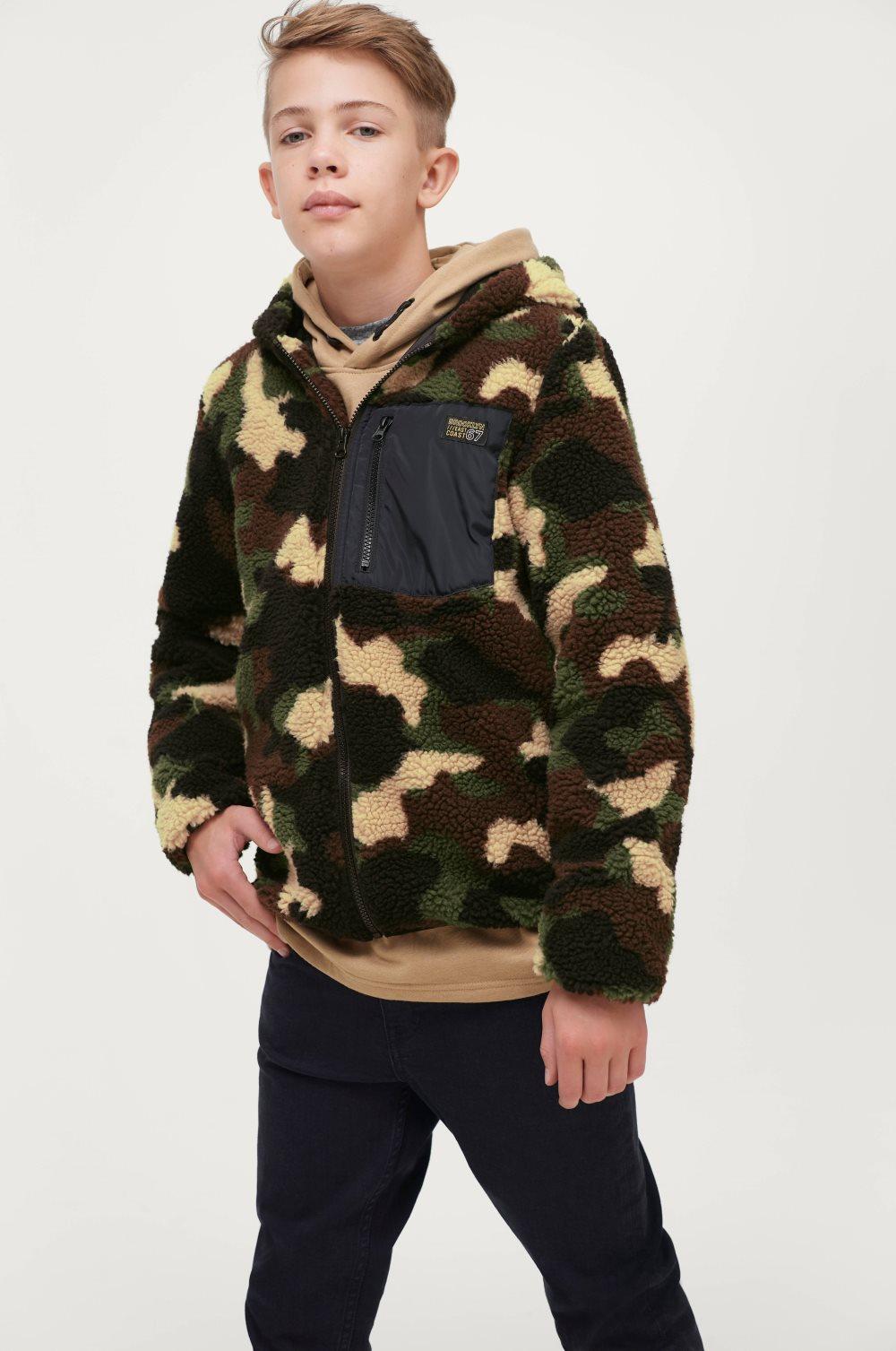Hoodie John i myk teddy