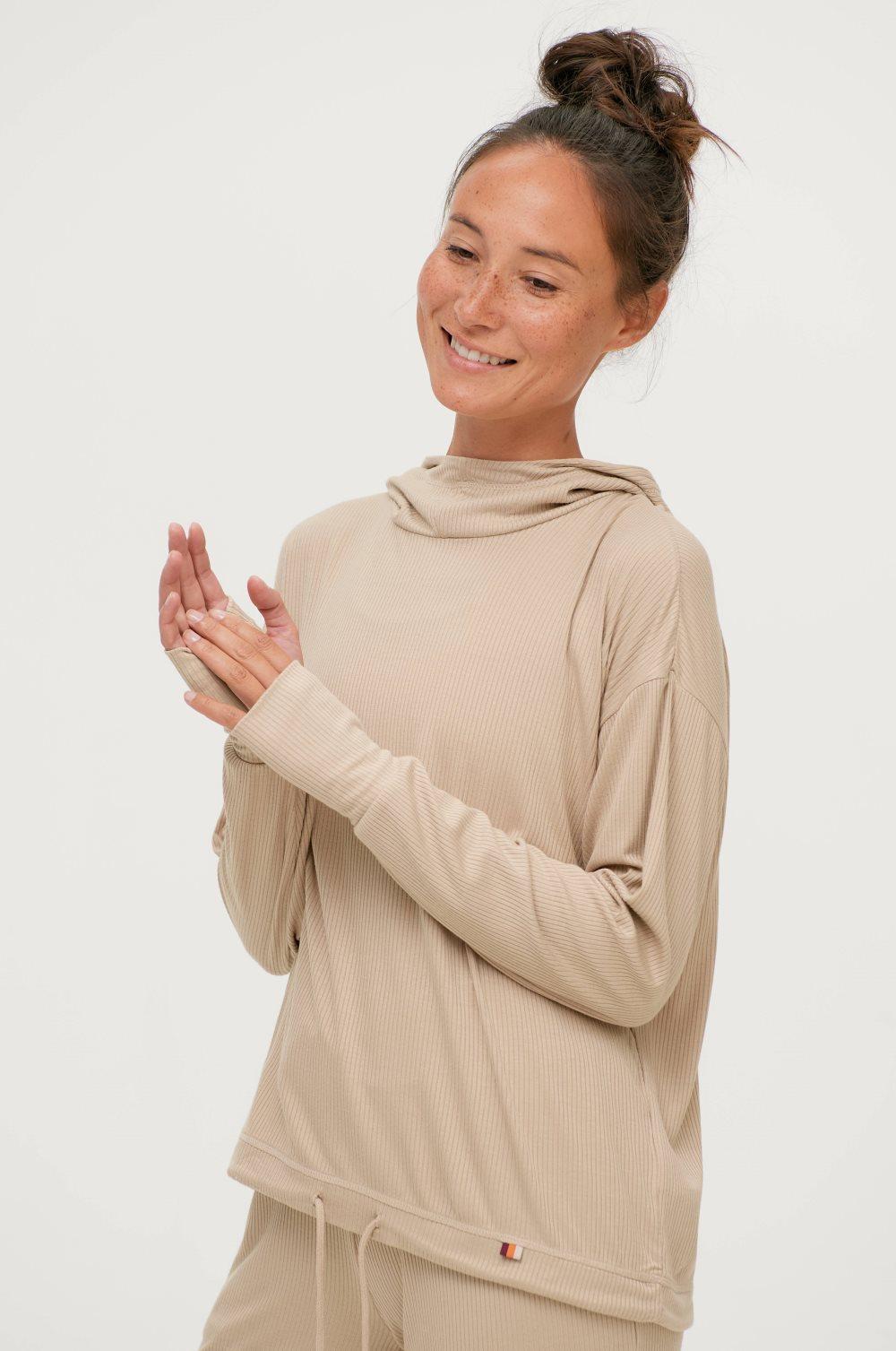 Hoodie LS Rib