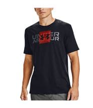 Under Armour Box Logo Wordmark T-Shirt Black