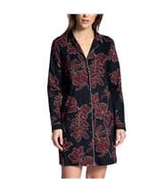 Calida Artisan Nights Sleepshirt With Collar Blue Pattern