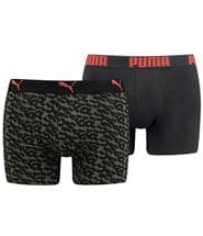 Puma 2-pack Logo Boxers Black/Green