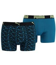 Puma 2-pack Logo Boxers Petrol