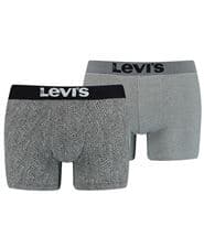 Levis 2-pack Base Herringbone Boxer Grey