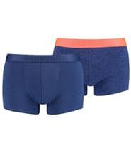 Levis 2-pack Base Seasonal Cotton Boxers Blue