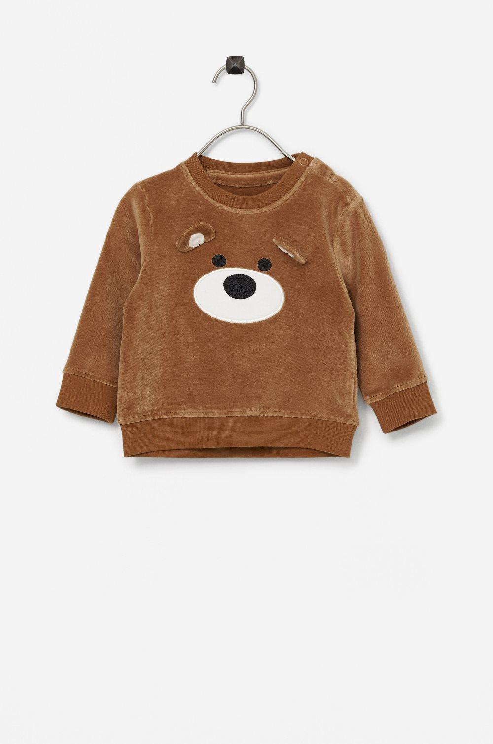 Velourtrøje Frans Baby