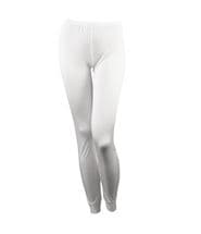 Damella Silk Leggings Ivory-2