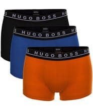 Hugo Boss 3-pack BOSS Trunk Blue/Orange