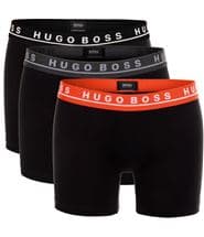 Hugo Boss 3-pack Cotton Stretch Boxer Brief Black/Red