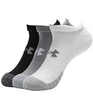 Under Armour 3-pack HeatGear Low Cut Sock Grey/Black