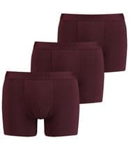 Levis 3-pack Premium Boxer Wine red